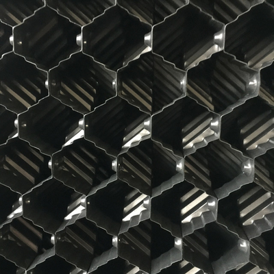 برج خنک کننده PVC پر کردن ورق ضد جریان پر کننده 610mm Cooling Tower Filing Pack