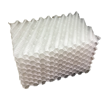 برج خنک کننده PVC پر کردن ورق ضد جریان پر کننده 610mm Cooling Tower Filing Pack