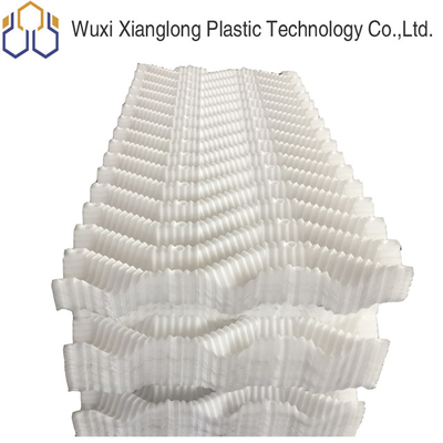 500 میلی متر S Wave Counter Flow Cooling Tower Material Complete Cooling Tower Fill To Cool Water