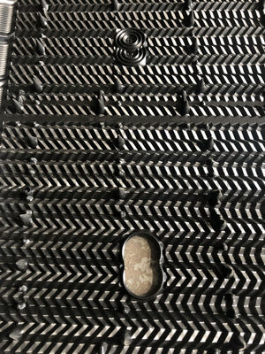 1150 میلی متر عرض 2440 میلی متر طول برج خنک کننده پرکننده پی وی سی مشکی