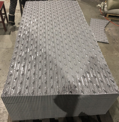 برج خنک کننده پی وی سی سخت 750x2000mm پر می کند CF750 Fill Media Cooling Tower