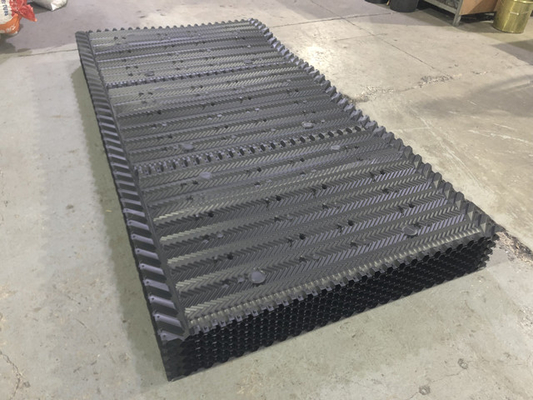 1250X2400mm برج خنک کننده آب پرکن نوع آویزان ورق PVC 16mm