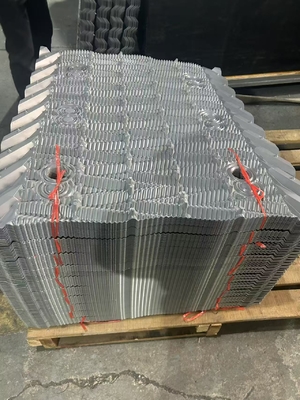 عرض 800 میلی‌متر، جنس برای پرکننده برج خنک‌کننده، پرکننده PVC برای پرکننده برج خنک‌کننده KK با لبه رانش